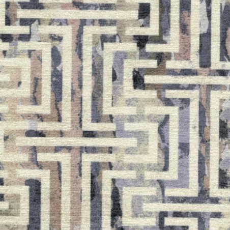 Accento Maze Beige Fabric - ACC3111