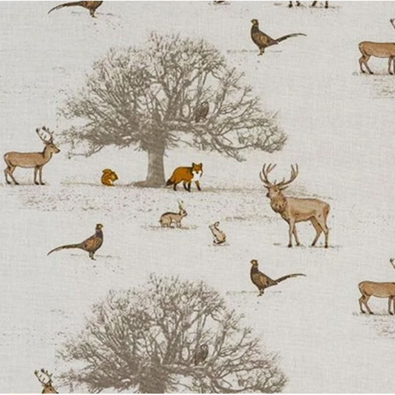 45" Medium Buttoned Chaise Longue in Fryetts Tatton Autumn Fabric