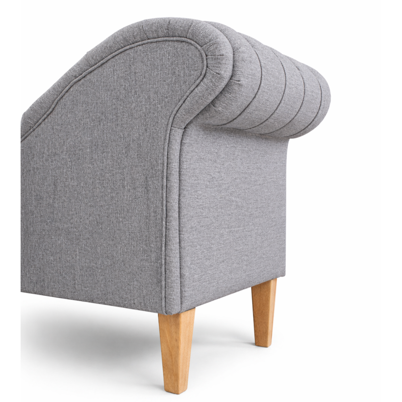 60" Large Deep Buttoned Chaise Longue - Back