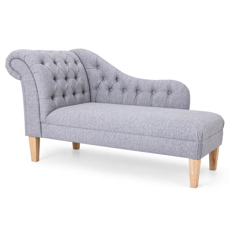 60" Large Deep Buttoned Chaise Longue WB