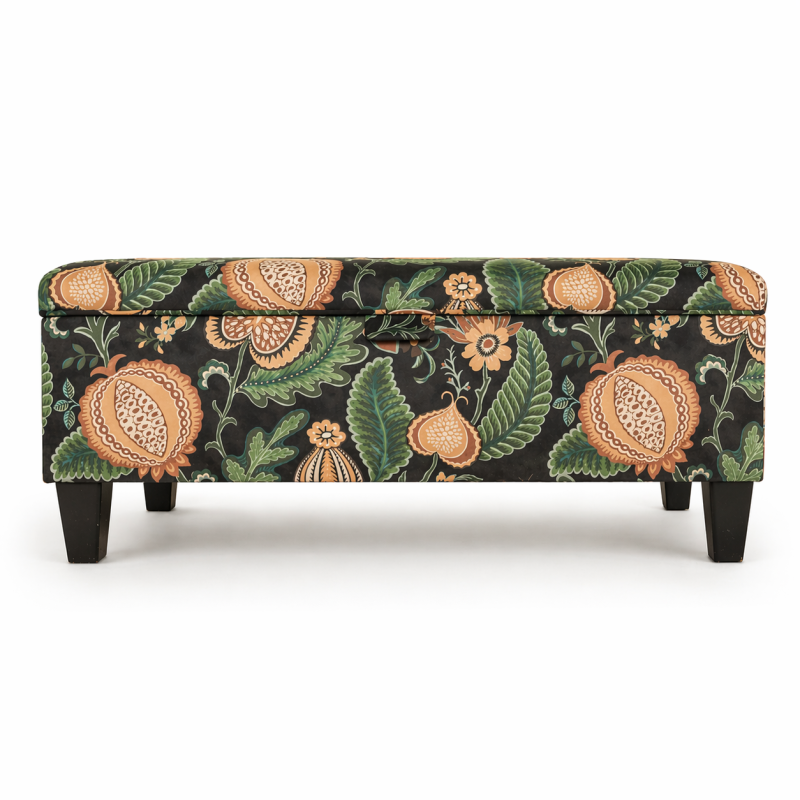 Clearance Storage Bench Stool - Front