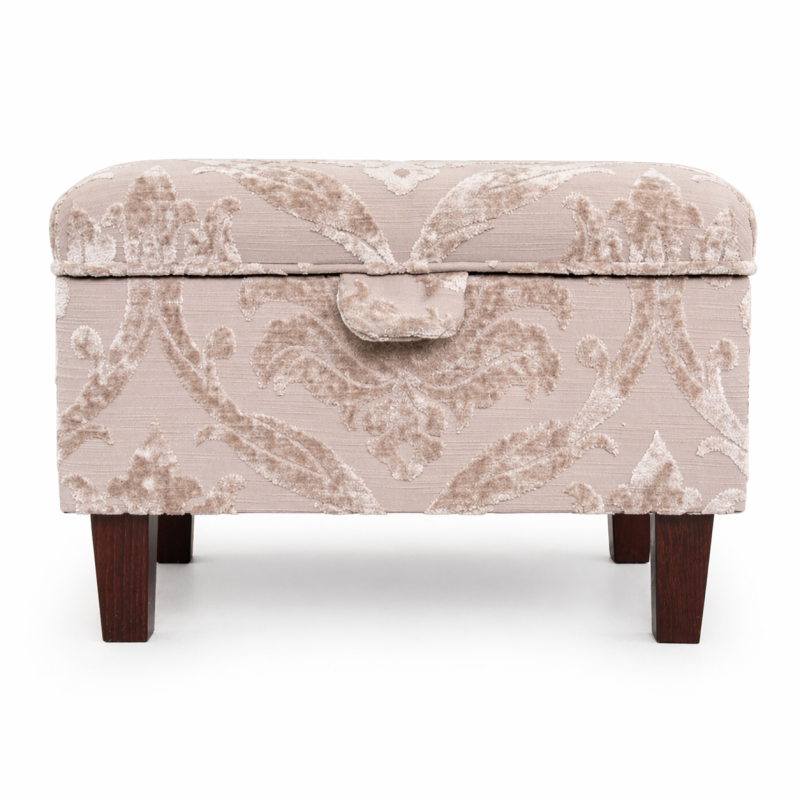 Clearance Storage Ottoman - Front