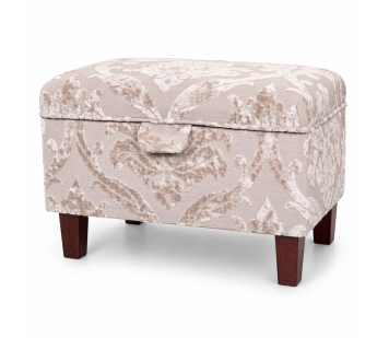 Clearance Storage Ottoman in a Premium Chenille Fabric