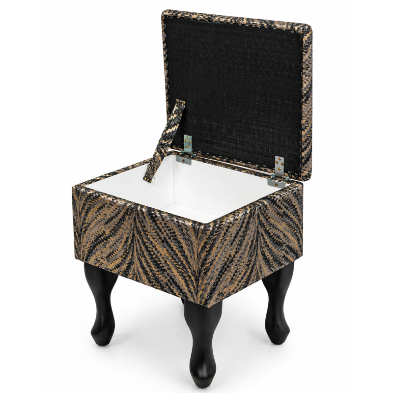 Clearance Small Dressing Table Stool - Opened