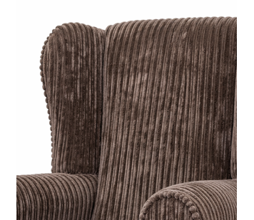 Clearance Standard Wingback Westoe Chair in Brown Jumbo Cord
