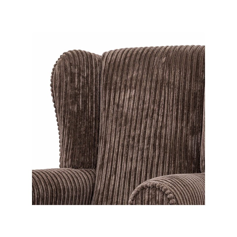 Clearance Standard Wingback Westoe Chair in Brown Jumbo Cord