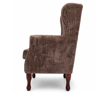 Clearance Standard Wingback Westoe Chair in Brown Jumbo Cord