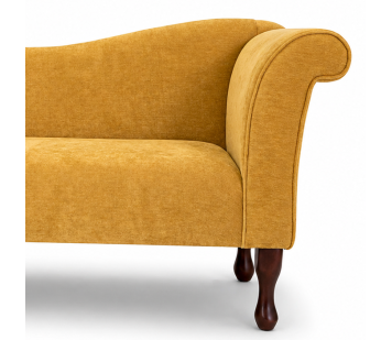Clearance Chaise Sofa in a Pimlico Crush Corn Fabric