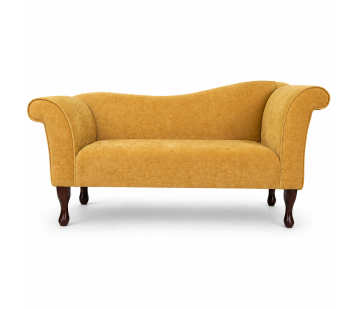 Clearance Chaise Sofa in a Pimlico Crush Corn Fabric