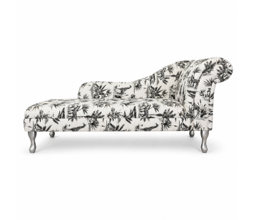 70" Large Chaise Longue in Fryetts Safari Natural Fabric
