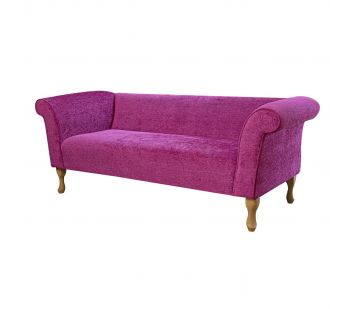 Clearance Compact 3 Seater Sofa in Carlton Fuchsia Fabric
