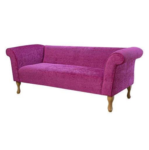 Clearance Compact 3 Seater Sofa in Carlton Fuchsia Fabric