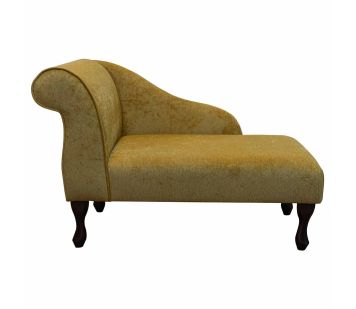 Clearance 41" Chaise Longue in Pimlico Corn Fabric