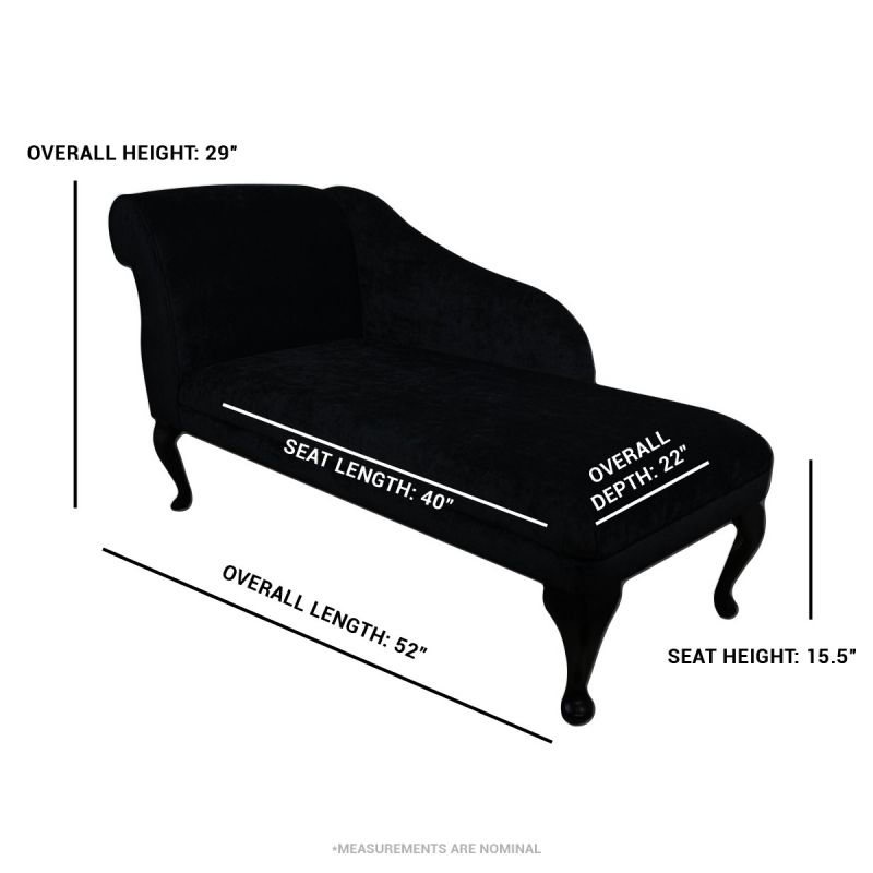 Clearance Medium Chaise Longue in a Medallion Gold Fabric  | Beaumont