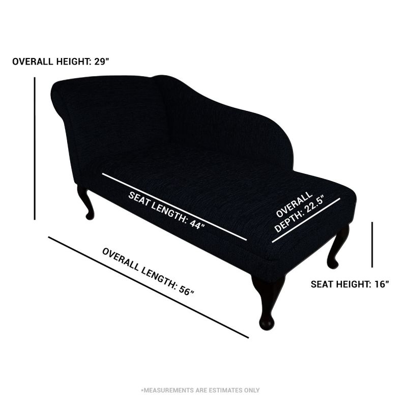 56" Medium Buttoned Chaise Longue 56" Medium Buttoned Chaise Longue