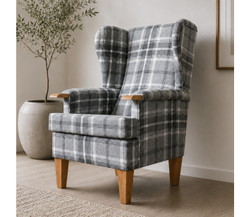 Kensington Orthopaedic Armchair in Balmoral Dove Grey Fabric