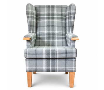 Luxe Kensington Orthopaedic Armchair in Balmoral Dove Grey Fabric