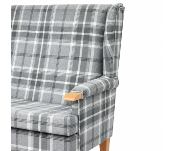 Luxe Kensington Orthopaedic Sofa in a Balmoral Dove Grey