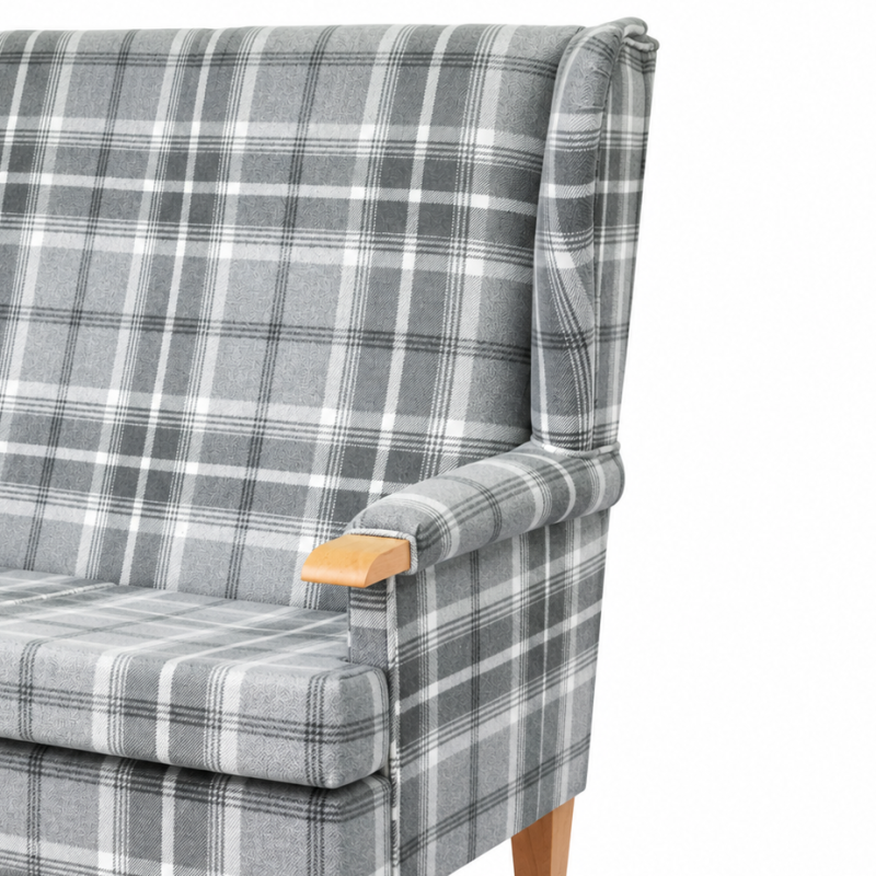 Luxe Kensington Orthopaedic Sofa in a Balmoral Dove Grey Luxe Kensington Orthopaedic Sofa in a Balmoral Dove Grey