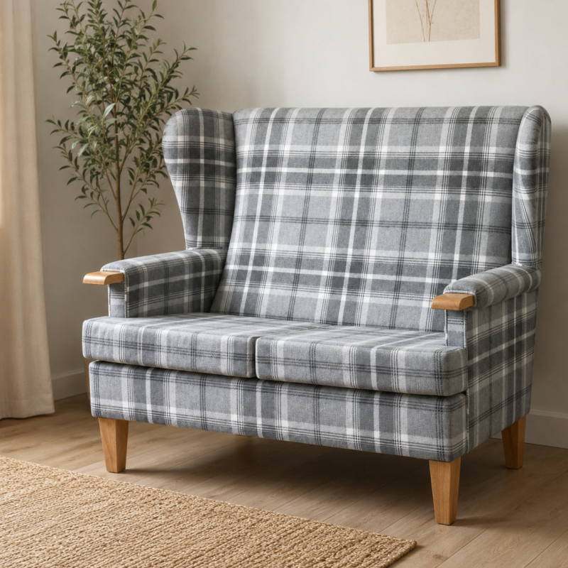 Luxe Kensington Orthopaedic Sofa in a Balmoral Dove Grey Luxe Kensington Orthopaedic Sofa in a Balmoral Dove Grey