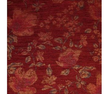 Clearance Small Chaise Sofa in Camden Floral Wine Fabric