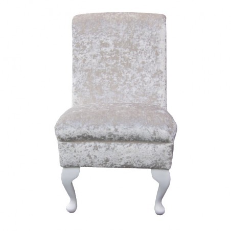 LUXE Bedroom Chair in a Lustro Vapour Chenille Fabric