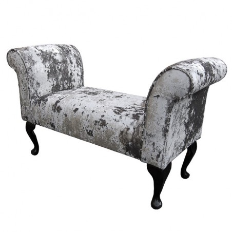 Standard Settle in a Lustro Mercury Chenille Fabric - LUS1316