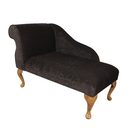 41" Mini Chaise Longue in a Pimlico Mocha Fabric