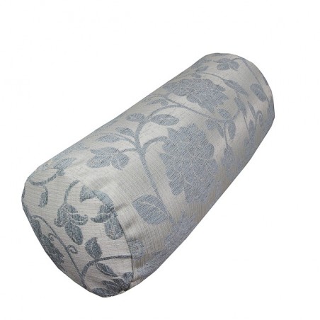 Bolster Cushion in a Woburn Floral Blue Fabric - 17071