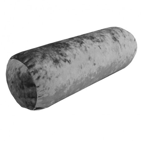 Bolster Cushion in a Silver Senso Chenille Fabric - SENS1184