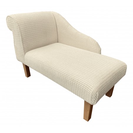 small cream chaise longue