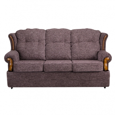 3 Seater Verona Sofa in a Cromwell Plum Fabric