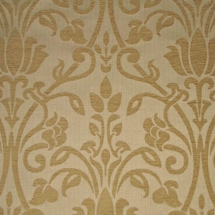 Woburn Medallion Gold Floral cushion Fabric