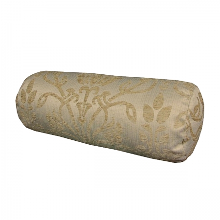 Bolster Cushion in a Woburn Medallion Gold Floral...
