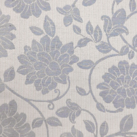 Bolster Cushion in a Woburn Floral Blue Fabric