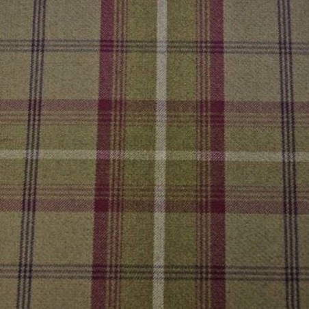 Balmoral Heather Tartan Fabric