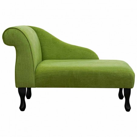 41" Mini Chaise Longue in a Topaz Lime Fabric