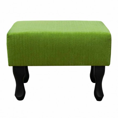 Small Footstool in a Topaz Lime Fabric