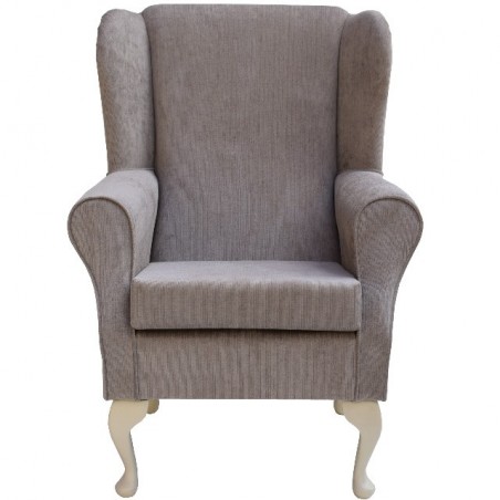 Standard Wingback Fireside Westoe Chair in a Topaz Mink Fabric