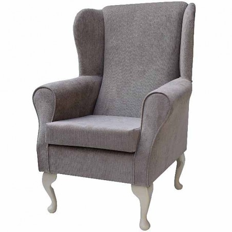 Standard Wingback Fireside Westoe Chair in a Topaz Mink Fabric