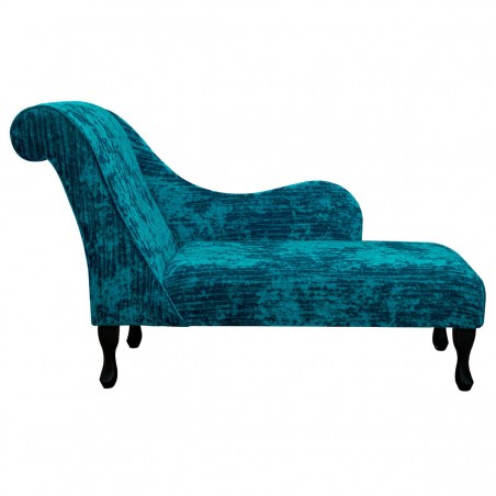 54" Medium Monaco Chaise Longue in a Jazz Teal Fabric