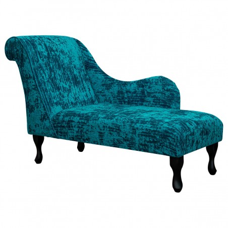 54" Medium Monaco Chaise Longue in a Jazz Teal Fabric