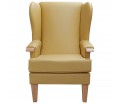 Kensington Orthopaedic Armchair in a Manuka Faux Leather Vinyl  - Hospitality & Care Edition