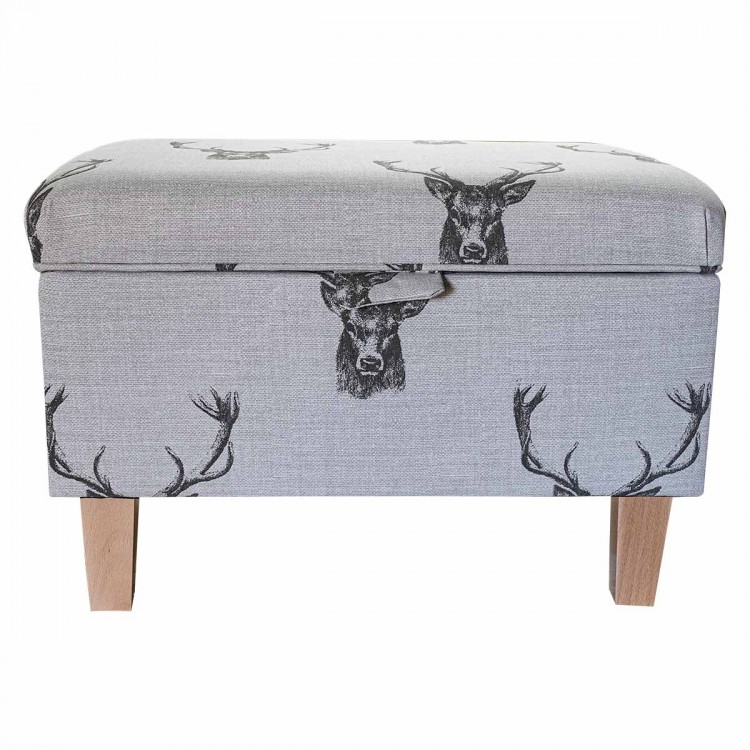 stag footstool with storage