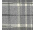 LUXE 56" Medium Window Seat Settle in a Balmoral Dove Grey Tartan Traditional Fabric