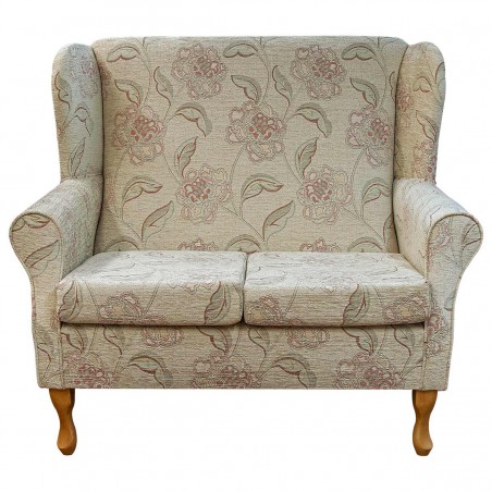 2 Seater Westoe Sofa in a Maida Vale Floral Rose Fabric