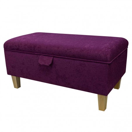 purple footstool