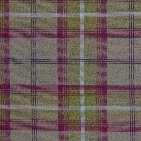 Balmoral Heather Tartan Fabric