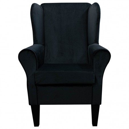 Standard Wingback Fireside Westoe Chair in a Malta Cosmic Deluxe Velvet Fabric