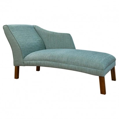 62" Curved Large Chaise Longue in a Brunswick Chunky...
